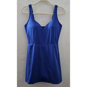 HALARA Easy Peezy Dress Women's Size Medium Blue Adjustable Straps Athletic